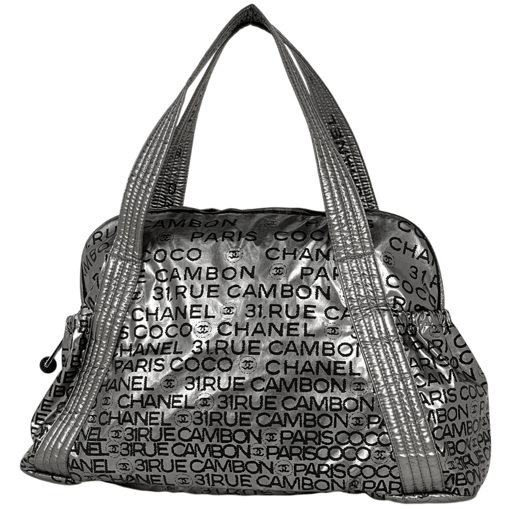 CHANEL Silver Tote Bag